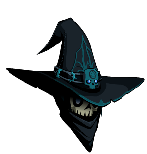 Arcane Dark Caster Skull