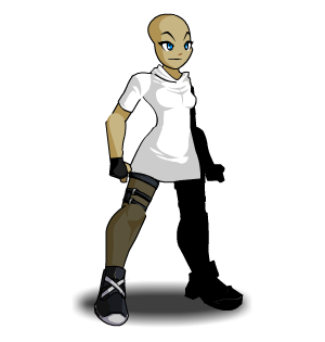 Kaede's Long Shirt w/ Short Gloves male