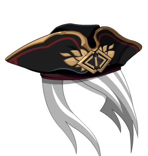 Seraphic Naval Commander's Tricorn + Locks