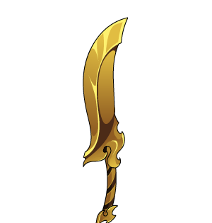 Golden Pyromancer's Sabre