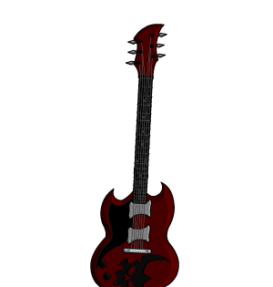 Unchained Rocker's Guitar