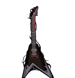 Heavy Metal Necromancer Guitar