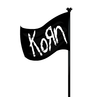 Korn Back Flag