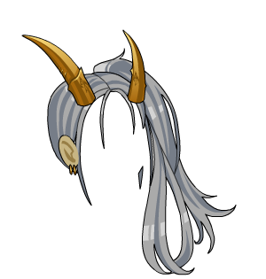 Dark Dragon of Time Horns + Locks