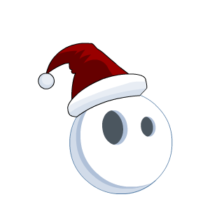 Festive Floating Snowball