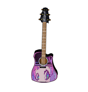 Anime Kiss Guitar +45