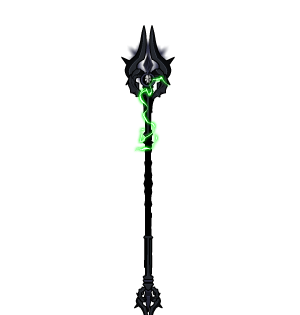 Ebony VoidCaster Rift Staff