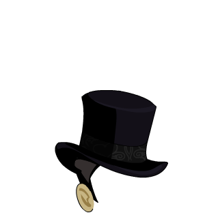 Shadowy Swank Top Hat