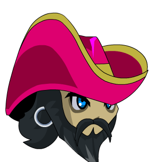 Bubblegum Bearded Captain Hat