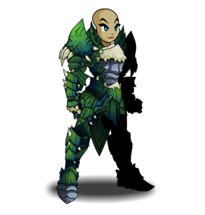 Green Dragon Armor male