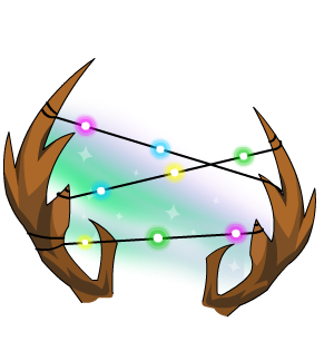 Aurora-Lit Antlers