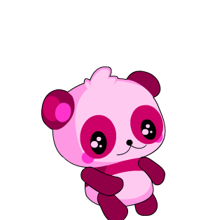 Pinkie Panda On Your Back