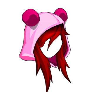 Pinkie Panda Hood + Locks