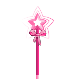 PinkGlitter Fairy Wand