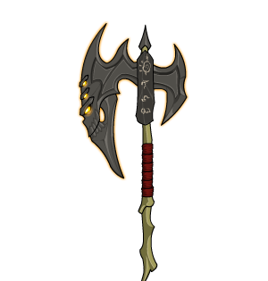 Tribal SkinWalker's Axe