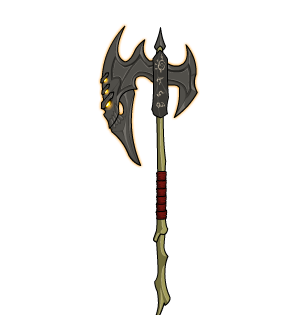 Tribal SkinWalker's Poleaxe