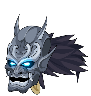 Monk's Oni Masked Hair