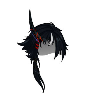 Dark Ronin Horned Hair