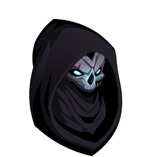 Undead Adept Assassin's Masked Hood