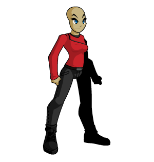 Red Space Crew Shirt male