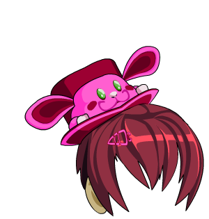 Pink Grenwog Tophat + Locks