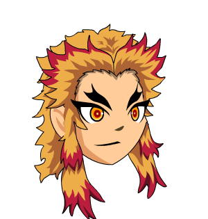 Rengoku Kyojuro Hair