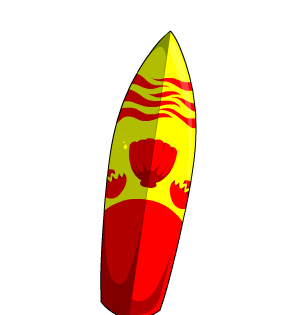 Enchanted Volleyballer's Surfboard