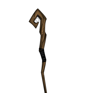 Dark Star Wizard Staff