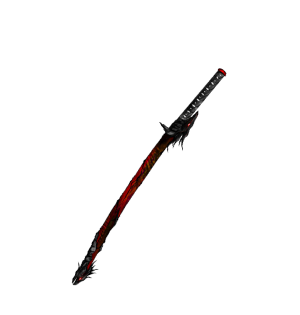 Cursed Blood Dragon Sheathed Blade