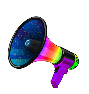 Rainbow Noir Megaphone 2