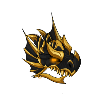 Golden Guardian Dragon Helm