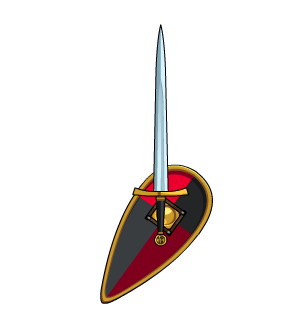 Legendary Dragonknight Sword and Shield