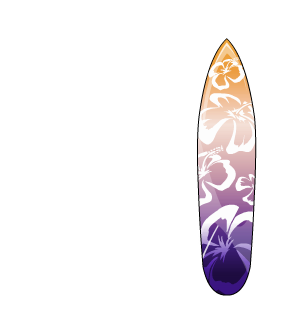 Enchanted Surfboard