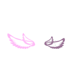 Pastel Pink Winglets