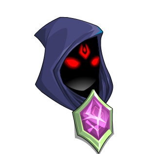 Enchanted Tundra Warlock's Hooded Gaze