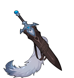 Sheathed Beastly Mettle Blade and Tail