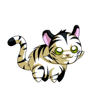 White Chibi Tiger (Free Ticket)