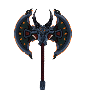 Draconic Nation Double Axe