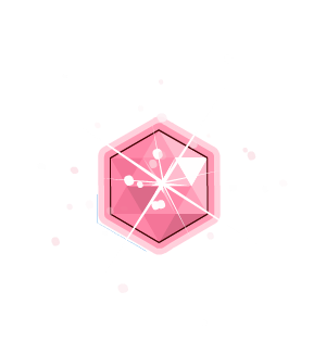 Rose Hexagon Gem Pet