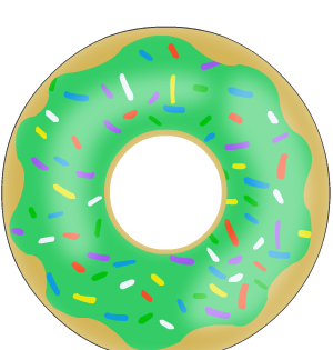 Green Donut Floaty