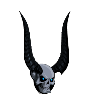 Immortal Lich King Horned Skull