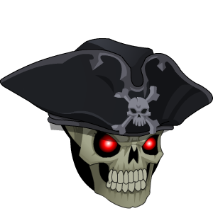 Jolly Roger Helm Skull