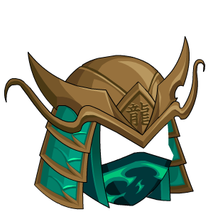 Jade Yokai Dragonguard Helm