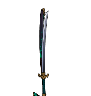 Jade Dragonguard Katana and Sheath