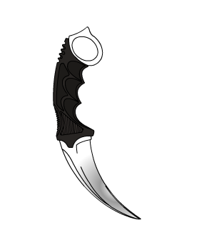 Flip | White Karambit