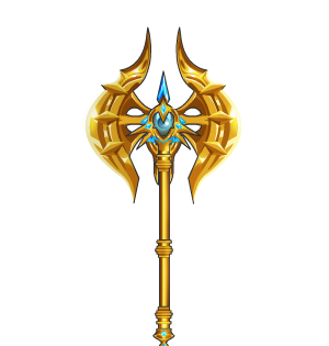 Golden Sunstrike Axe