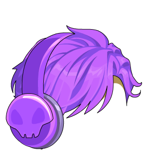 Amethyst Akiba-Kei Headset Hair