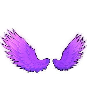 Amethyst Akiba-Kei Aura Wings