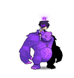 Amethyst Akiba-Kei Bear Guard