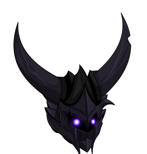 Dark DoomWood DragonKnight Horned Helm